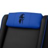 Poltrona Gamer Troia Streammer Reclinável Luxo Resistente até 150kg:corino Preto/azul - 8