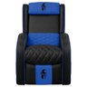 Poltrona Gamer Troia Streammer Reclinável Luxo Resistente até 150kg:corino Preto/azul - 3