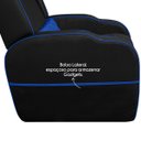 Ver imagem 5 de Poltrona Gamer Troia Streammer Reclinável Luxo Resistente até 150kg:corino Preto/azul