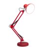 Luminária de Mesa Articulavel Pixar Vermelha com Garra Base Quarto - 1