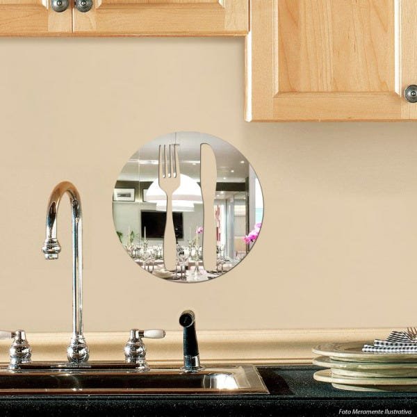 Espelhos Decorativos em Acrílico Cozinha - 2
