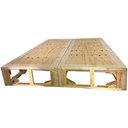 Ver imagem 2 de Base Box Casal Bipartido Suede Bege