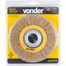 Escova circular 6" x 1" com bucha de redução Vonder - 3