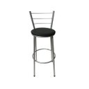 Ver imagem 3 de Kit 2 Banquetas Epoxi Cinza Assento Preto