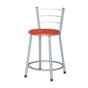 Ver imagem 2 de Banqueta Baixa Ratan Cinza Cristal 2un - Vermelho