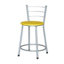 Ver imagem 2 de Banqueta Baixa Ratan Cinza Cristal 4un - Amarelo