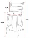 Ver imagem 5 de Banqueta Baixa Ratan Cristal 2un - Branco