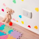 Ver imagem 7 de Kit 100 Pçs Protetor de Tomada Tampa Antichoque Bebe Branco