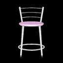 Ver imagem 3 de Banqueta Baixa Ratan Branca Retro 4un - Rosa