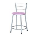 Ver imagem 2 de Banqueta Baixa Ratan Cinza Retro 2un - Rosa
