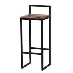 Banqueta Bistro Industrial Premium Imbuia - 2