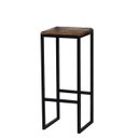 Ver imagem 3 de Banqueta Rustico Industrial Imbuia 4un