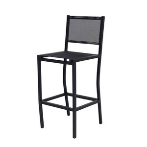 Banqueta de Cozinha Balcão e Bancada em Alumínio e Tela Sling