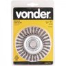 Escova circular 4.1/2" x 1/4" M14 torcida Vonder - 2