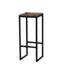 Ver imagem 3 de Banqueta Rustico Industrial Imbuia 2un