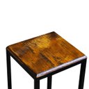 Ver imagem 4 de Banqueta Rustico Industrial Imbuia