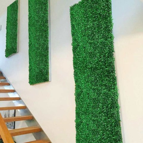 17 Placas de Buxinho Painéis 60x40 Cada Indicados para Áreas Cobertas Decoração de Jardins Verticais