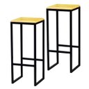 Ver imagem 2 de Banqueta Rustico Industrial Madeira Natural 2un