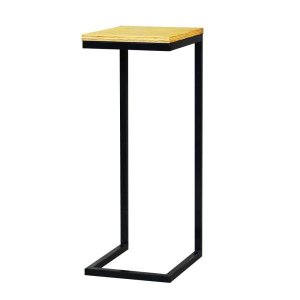 Mesa Lateral Industrial Madeira Natural