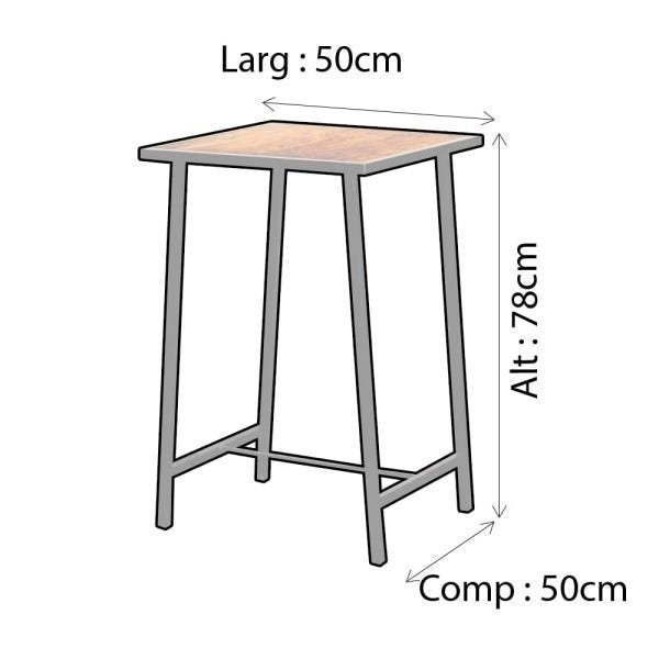 Mesa Industrial Imbuia - 6