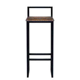 Banqueta Bistro Industrial Premium Imbuia 4un - 4
