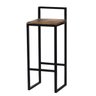 Banqueta Bistro Industrial Premium Imbuia 4un - 3