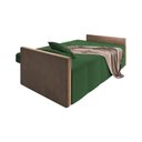 Ver imagem 5 de Sofa Cama 4 Lugares Retrátil e Reclinável Paris 2m Veludo Verde