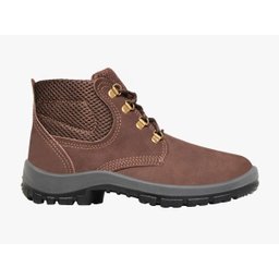 Bota De Segurança Crival Nobuck Marrom 41 Cp092 com CA - 2
