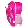 Mochila Infantil Zoo Tema Bichinhos Bolso Lateral Escolar Passeio Mpetsp Turminha Happy Rosa - 3