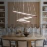 Lustre Pendente 3 Anéis 60cm Triarc 3 Arcos 110/220 Moderno Led Integrado - 2