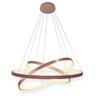 Lustre Pendente 3 Anéis 60cm Triarc 3 Arcos 110/220 Moderno Led Integrado - 1