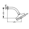 Chuveiro de Parede Acqua Confort Luxo 1990 Cromado - Perflex - 2
