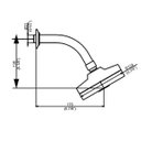 Ver imagem 2 de Chuveiro de Parede Acqua Confort Luxo 1990 Cromado - Perflex