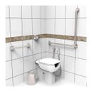 Ver imagem 3 de Barra de Apoio para Banheiro Inox 90cm Blukit