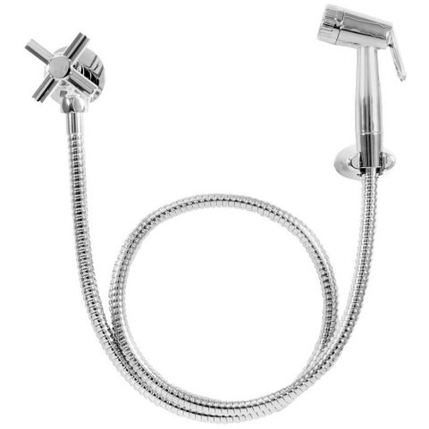 Ducha Higiênica Slim Cross com Registro Cromado - Perflex 10306410