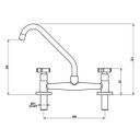 Ver imagem 2 de Misturador Cozinha Mesa Likeflex 1256 C29 Perflex