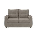 Ver imagem 4 de Sofá Cama 2 Lugares Casal 1,60 Mts Chenile Tiffany Matrix Cor:linho Grosso Marrom