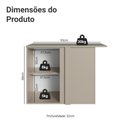 Ver imagem 3 de Balcão de Canto 1 Porta Suspenso Nice Madesa