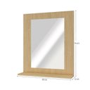 Ver imagem 4 de Conjunto para Banheiro com Espelheira e Cuba de Porcelanato 60cm Fly Yescasa Wood
