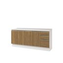 Ver imagem 2 de Balcões de Cozinha 100% Mdf 200cm Branco/nogueira Celeste Kappesberg
