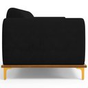 Ver imagem 6 de Sofá 04 Lugares Para Sala de Estar Kiev 260 cm D02 Veludo Preto C-300 - Lyam Decor