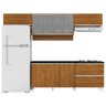 Cozinha Completa Bartira Amazonita com 7 Portas 1 Gaveta e 4 Prateleiras - 3