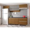Cozinha Completa Bartira Amazonita com 7 Portas 1 Gaveta e 4 Prateleiras - 1