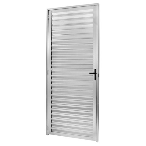 Porta Palheta 210x70cm Brilhante Ecosul Esquadrisul Abertura Direita Branco