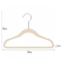 Ver imagem 2 de Kit 50 Cabide Infantil Veludo Antideslizante Ultra Fino Moderno