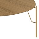 Ver imagem 6 de Mesa de Centro para Sala de Estar Alta Pés Industrial Dourado Alef I03 Louro - Lyam Decor