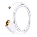Ver imagem 2 de Cabo Mini Displayport Macho X Vga Branco 1,80 Metros