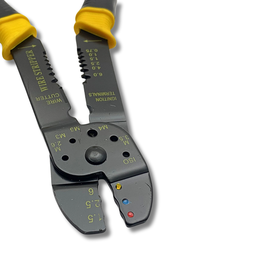 Alicate Cravar Terminais 8" Crimpar Prensa Descascador Fios Multiuso 200mm - 5
