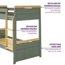Ver imagem 7 de Quarto Completo com Guardar-Roupa Curió e Treliche Petit Casatema MadeiraOriginals