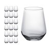 Conjunto 18 Copos 420 ml Miami Colorido Cinza Glamour - 1